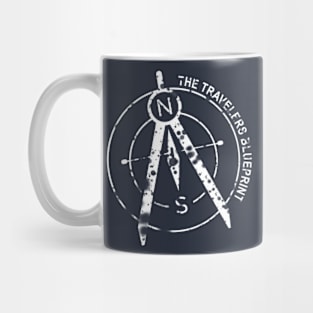 The Travelers Blueprint Mug